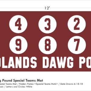 SPECIAL TEAMS MAT - CUSTOM - Image 2