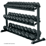 3 tier hex dumbbell rack