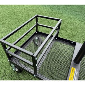Football Machine Cart Cu Of Metal Basket (1)