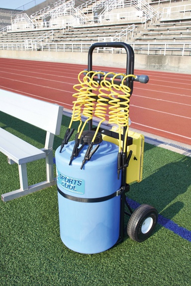 powered team drinking