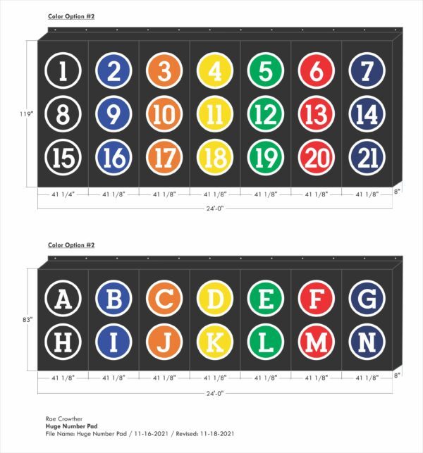 huge number pad scale