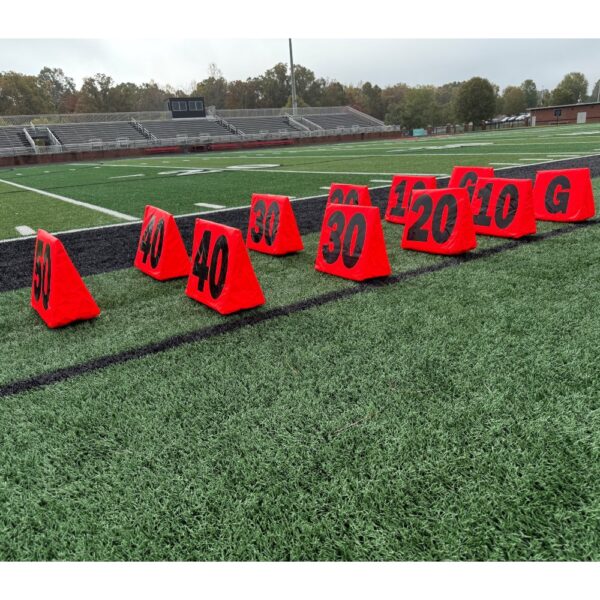 Solid Sideline Markers Group Low Angle