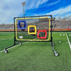 PRO QB NET WITH LOCKING CASTER WHEELS