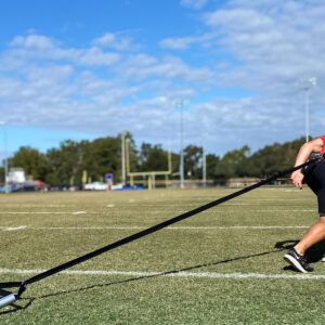 Power sled 1 with belt 4